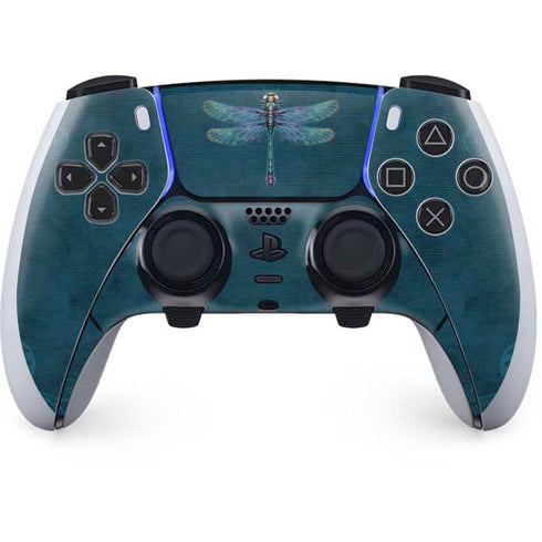 Brigid Ashwood Mystical Dragonfly PS5 DualSense Edge Pro Controller Skin