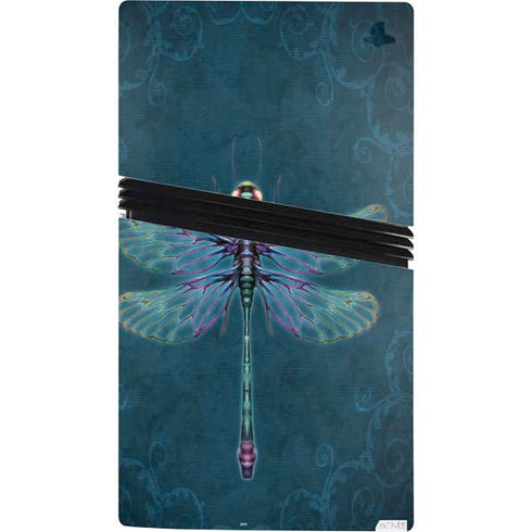 Mystical Dragonfly by Brigid Ashwood PS5 Pro Console Skin