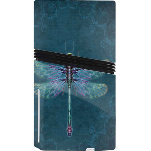 Mystical Dragonfly by Brigid Ashwood PS5 Pro Disk Bundle Skin