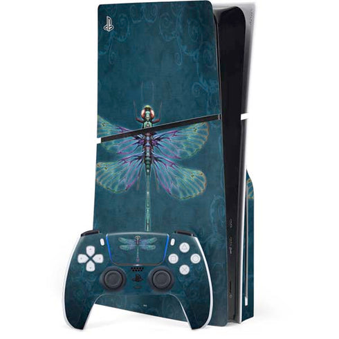 Mystical Dragonfly by Brigid Ashwood PlayStation PS5 Skins
