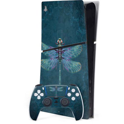 Mystical Dragonfly by Brigid Ashwood PlayStation PS5 Skins