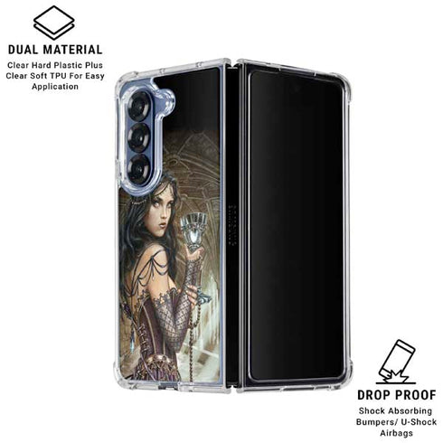 Alchemy Carta Name Of The Rose Galaxy Z Fold6 Clear Case