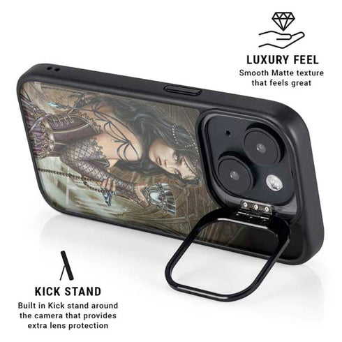 Alchemy Carta Name Of The Rose iPhone 14 Plus Kickstand Case