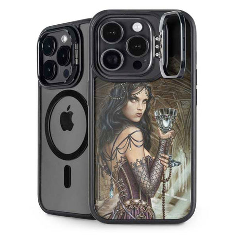 Alchemy Carta Name Of The Rose iPhone 15 Pro Kickstand Case