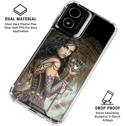 Alchemy Carta Name Of The Rose Moto G Power 5G (2024) Clear Case