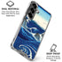 View of the Naruto whirlpools at Awa by Hiroshige Galaxy S26 Clear Case