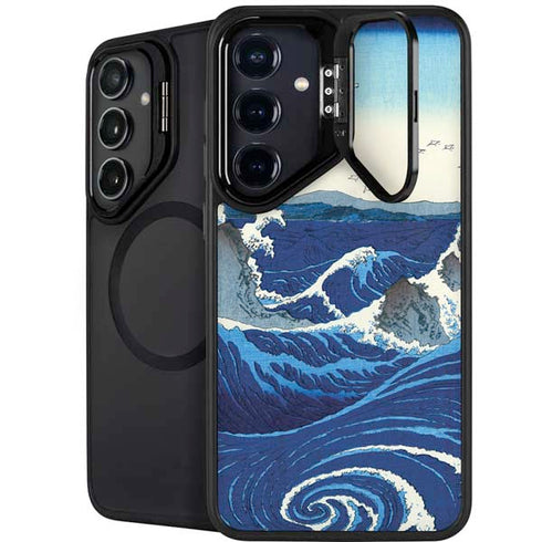 View of the Naruto whirlpools at Awa by Hiroshige Galaxy S26 Plus Kickstand Case