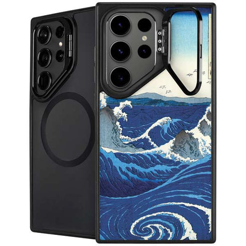 View of the Naruto whirlpools at Awa by Hiroshige Galaxy S26 Ultra Kickstand Case