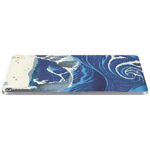 View of the Naruto whirlpools at Awa by Hiroshige Apple iPad Air Skin