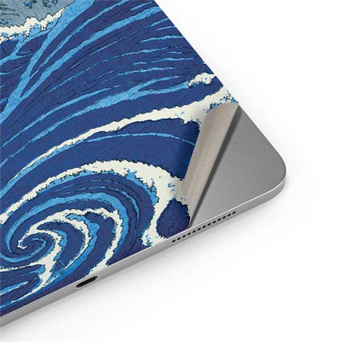 View of the Naruto whirlpools at Awa by Hiroshige Apple iPad Air Skin