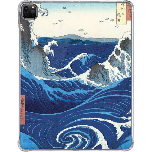 View of the Naruto whirlpools at Awa by Hiroshige iPad Pro 11in (2024) Clear Case