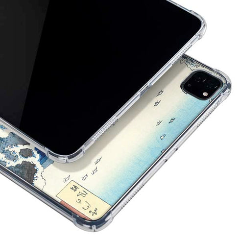 View of the Naruto whirlpools at Awa by Hiroshige iPad Pro 11in (2024) Clear Case