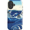 View of the Naruto whirlpools at Awa by Hiroshige iPhone 16 Plus Magsafe Impact Case