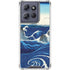 View of the Naruto whirlpools at Awa by Hiroshige Moto G 5G (2025) Clear Case