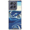 View of the Naruto whirlpools at Awa by Hiroshige Moto G Stylus 5G (2025) Clear Case