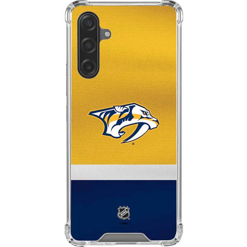 NHL Nashville Predators Alternate Jersey Galaxy A17 Clear Case