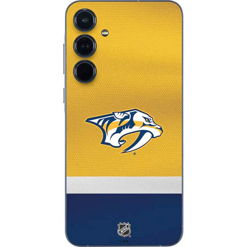 NHL Nashville Predators Alternate Jersey Galaxy A35 5G Skin
