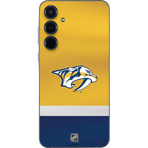 NHL Nashville Predators Alternate Jersey Galaxy A36 5G Skin