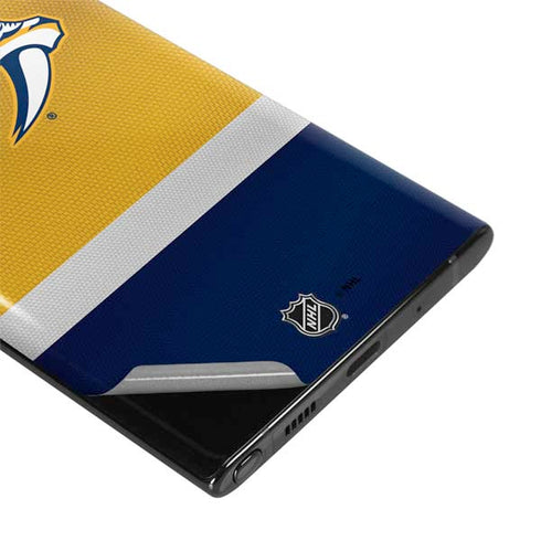 NHL Nashville Predators Alternate Jersey Galaxy Note 10 Plus Skin