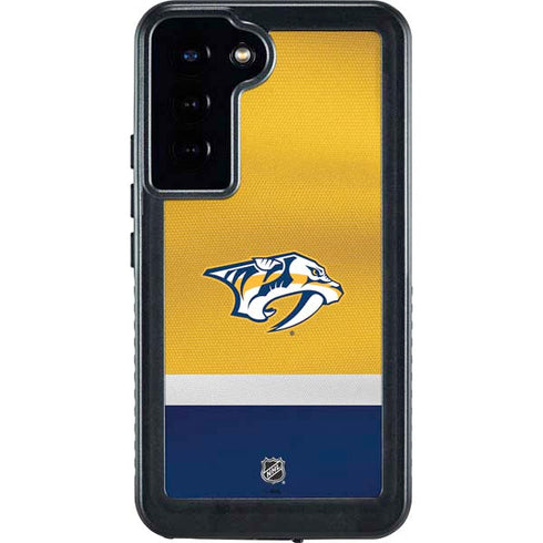 NHL Nashville Predators Alternate Jersey Galaxy S24 Plus Waterproof Case