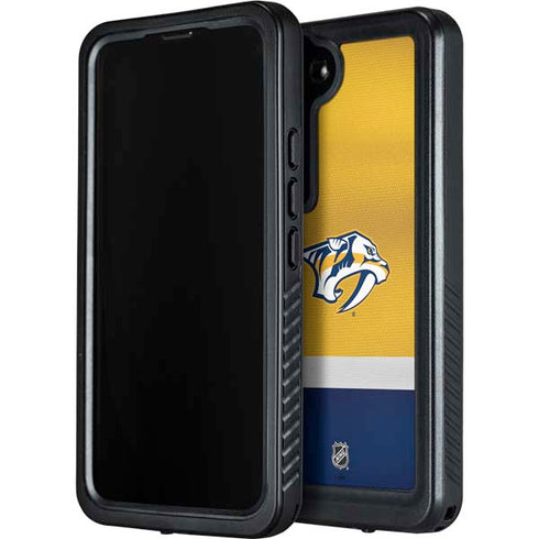 NHL Nashville Predators Alternate Jersey Galaxy S24 Plus Waterproof Case