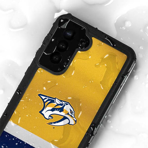 NHL Nashville Predators Alternate Jersey Galaxy S24 Plus Waterproof Case