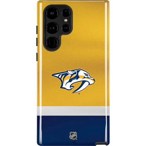 NHL Nashville Predators Alternate Jersey Galaxy S25 Ultra Impact Case