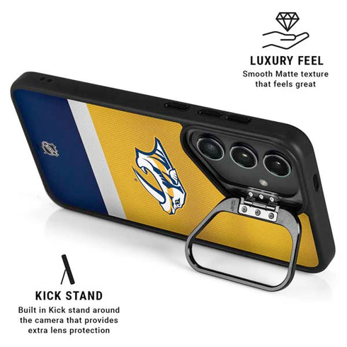 NHL Nashville Predators Alternate Jersey Galaxy S24 Ultra Kickstand Case