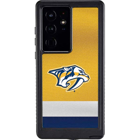 NHL Nashville Predators Alternate Jersey Galaxy S24 Ultra Waterproof Case