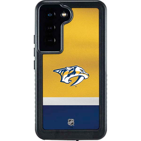 NHL Nashville Predators Alternate Jersey Galaxy S24 Waterproof Case