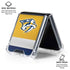 NHL Nashville Predators Alternate Jersey Galaxy Z Flip7 Clear Case