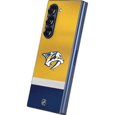 NHL Nashville Predators Alternate Jersey Galaxy Z Fold6 Skin