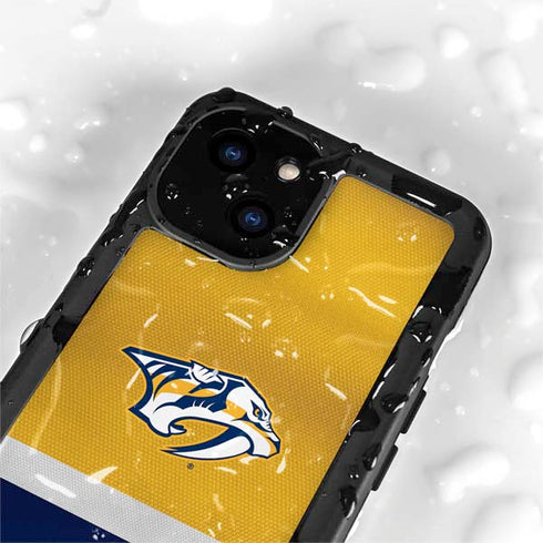 NHL Nashville Predators Alternate Jersey iPhone 15 Plus Waterproof Case