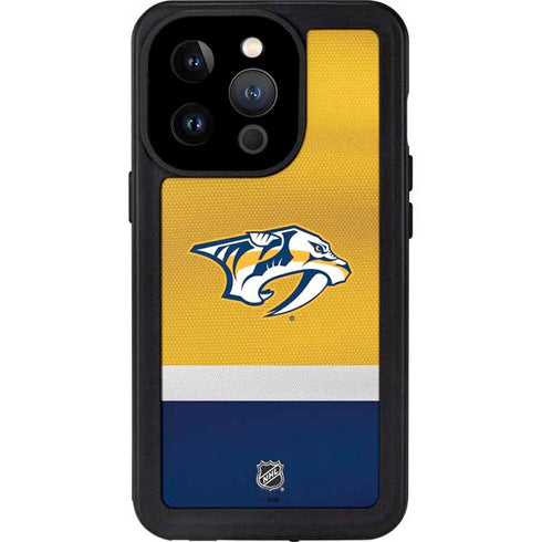 NHL Nashville Predators Alternate Jersey iPhone 15 Pro Waterproof Case