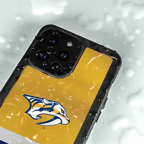 NHL Nashville Predators Alternate Jersey iPhone 15 Pro Waterproof Case