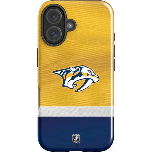 NHL Nashville Predators Alternate Jersey iPhone 16 Impact Case