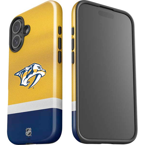 NHL Nashville Predators Alternate Jersey iPhone 16 Impact Case