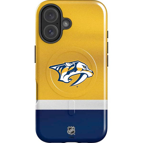 NHL Nashville Predators Alternate Jersey iPhone 16 Magsafe Impact Case