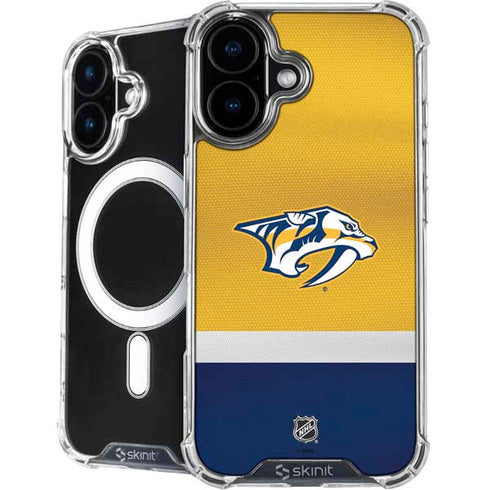 NHL Nashville Predators Alternate Jersey iPhone 16 Plus MagSafe Case