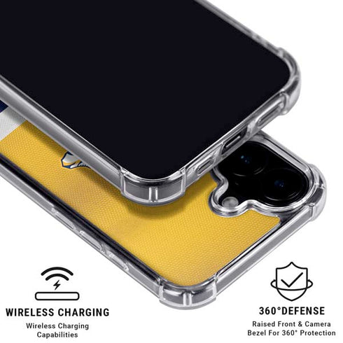 NHL Nashville Predators Alternate Jersey iPhone 16 Plus MagSafe Case
