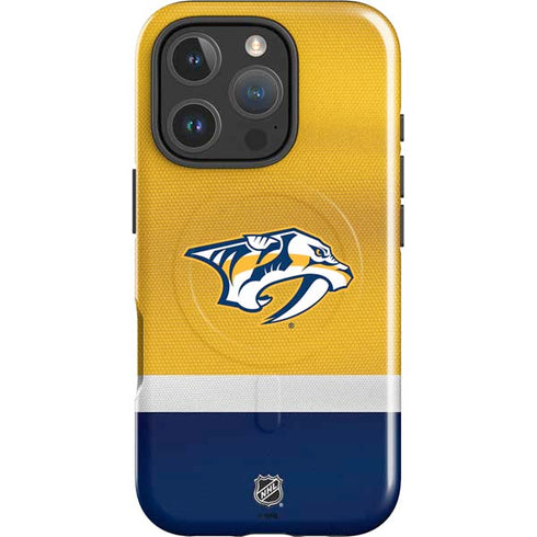 NHL Nashville Predators Alternate Jersey iPhone 16 Pro Magsafe Impact Case
