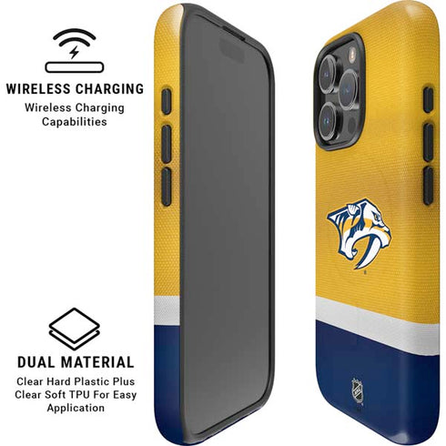 NHL Nashville Predators Alternate Jersey iPhone 16 Pro Max Magsafe Impact Case