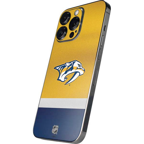 NHL Nashville Predators Alternate Jersey iPhone 16 Pro Max Skin
