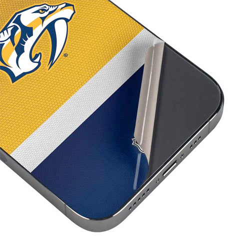 NHL Nashville Predators Alternate Jersey iPhone 16 Pro Skin