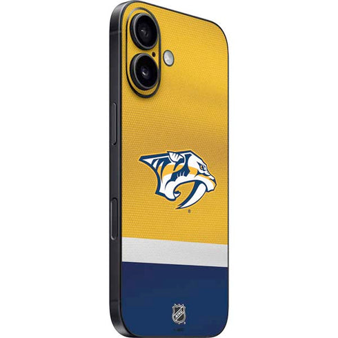 NHL Nashville Predators Alternate Jersey iPhone 16 Skin