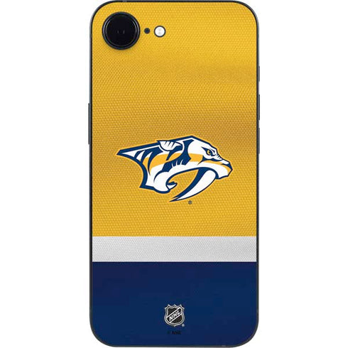 NHL Nashville Predators Alternate Jersey iPhone 16e Skin