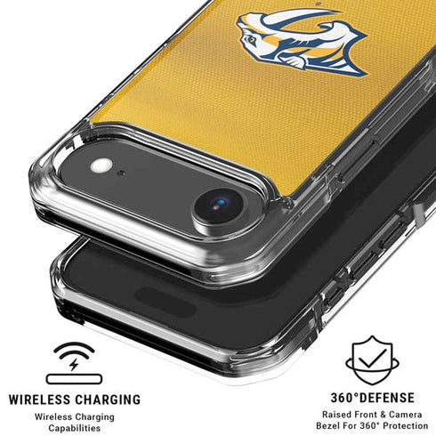 NHL Nashville Predators Alternate Jersey iPhone 17 Air Clear Case