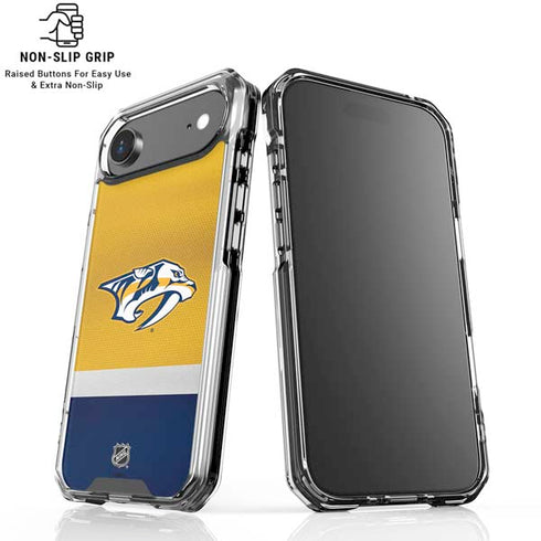 NHL Nashville Predators Alternate Jersey iPhone 17 Air Clear Case
