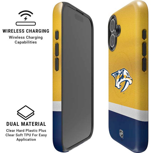 NHL Nashville Predators Alternate Jersey iPhone 17 Magsafe Impact Case
