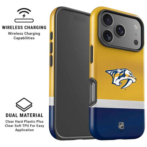 NHL Nashville Predators Alternate Jersey iPhone 17 Pro Magsafe Impact Case